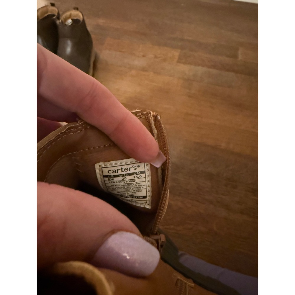 NWT Carter's Girls Lena Chelsea Boot Sz 9 - Picture 6 of 7